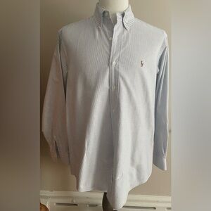 Ralph Lauren Blue Striped Men's Shirt